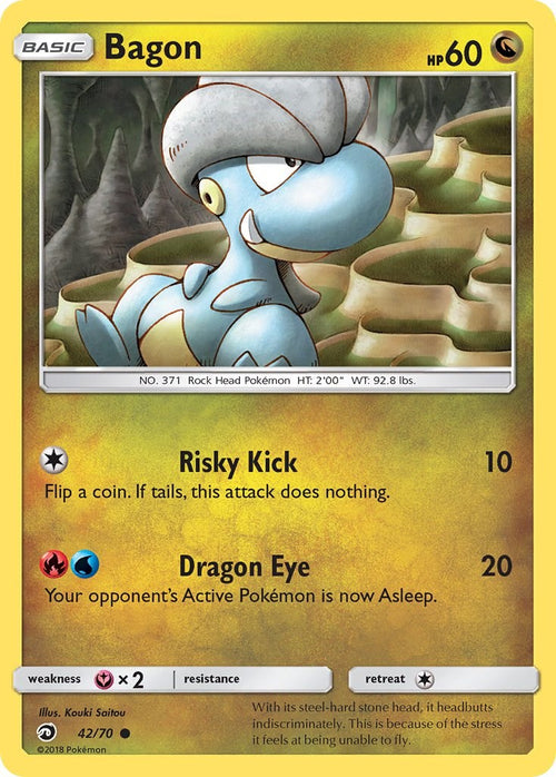 Bagon [42/70] [Dragon Majesty] Reverse Holofoil