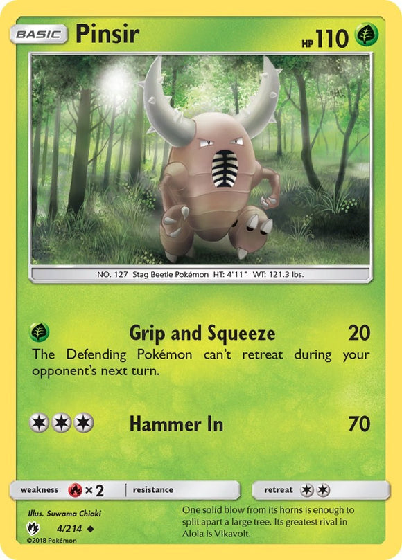 Pinsir [4/214] [Lost Thunder]