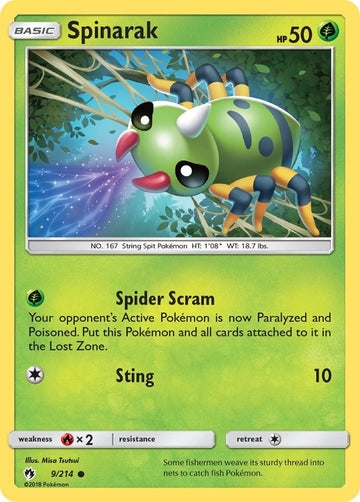 Spinarak [9/214] [Lost Thunder]