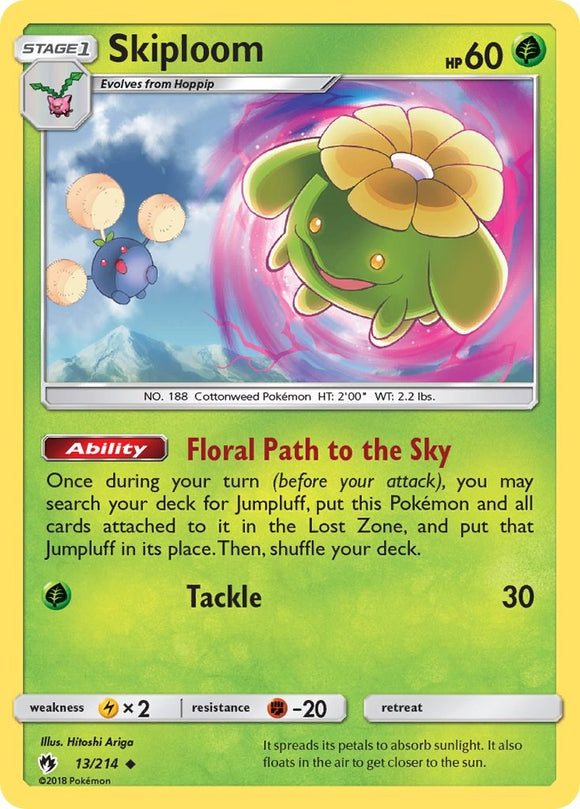 Skiploom [13/214] [Lost Thunder] Reverse Holofoil