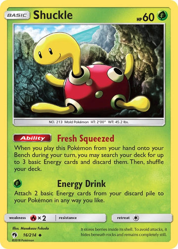 Shuckle [16/214] [Lost Thunder]