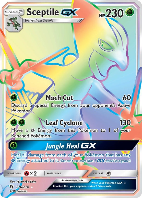 Sceptile GX [216/214] [Lost Thunder] Holofoil