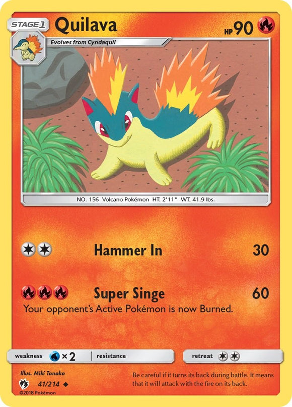 Quilava [41/214] [Lost Thunder]
