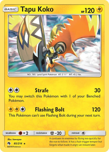 Tapu Koko [85/214] [Lost Thunder] Holofoil