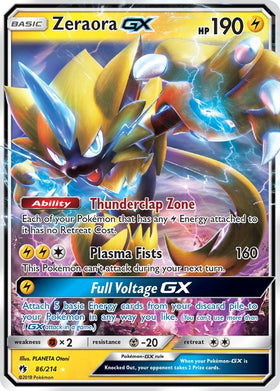 Zeraora GX [86/214] [Lost Thunder] Holofoil