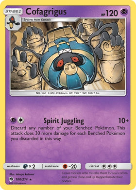 Cofagrigus [100/214] [Lost Thunder] Reverse Holofoil