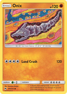 Onix [109/214] [Lost Thunder]