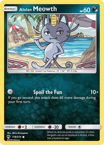 Alolan Meowth [118/214] [Lost Thunder]
