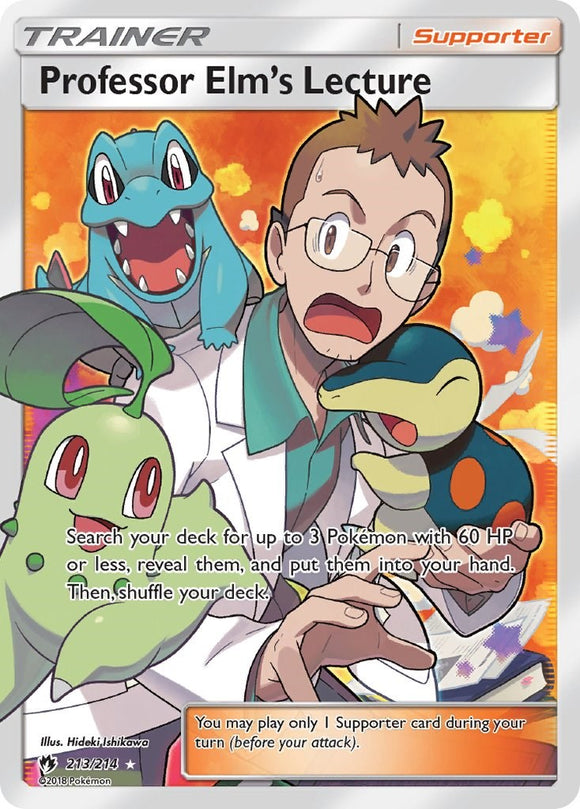 Professor Elm's Lecture [213/214] [Lost Thunder] Holofoil