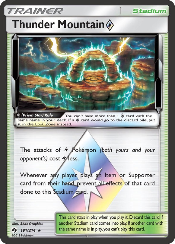 Thunder Mountain Prism Star [191/214] [Lost Thunder] Holofoil