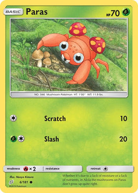 Paras [6/181] [Team Up] Reverse Holofoil