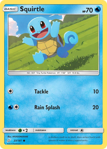 Squirtle (23) [23/181] [Team Up] Reverse Holofoil