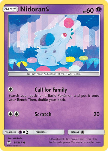 Nidoran F [54/181] [Team Up]