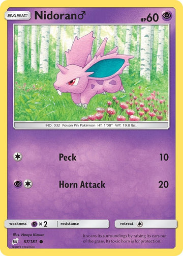 Nidoran M [57/181] [Team Up] Reverse Holofoil