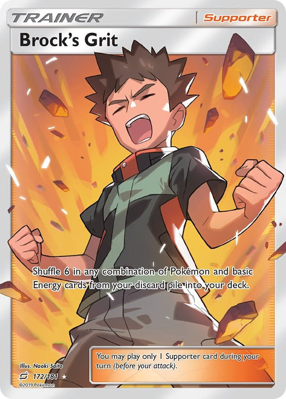 Brock's Grit [172/181] [Team Up] Holofoil