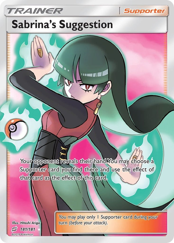 Sabrina's Suggestion [181/181] [Team Up] Holofoil