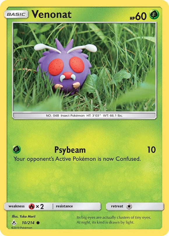 Venonat [10/214] [Unbroken Bonds] Reverse Holofoil