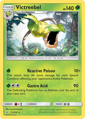 Victreebel [15/214] [Unbroken Bonds] Reverse Holofoil