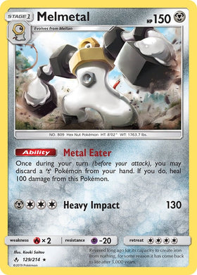 Melmetal [129/214] [Unbroken Bonds] Reverse Holofoil