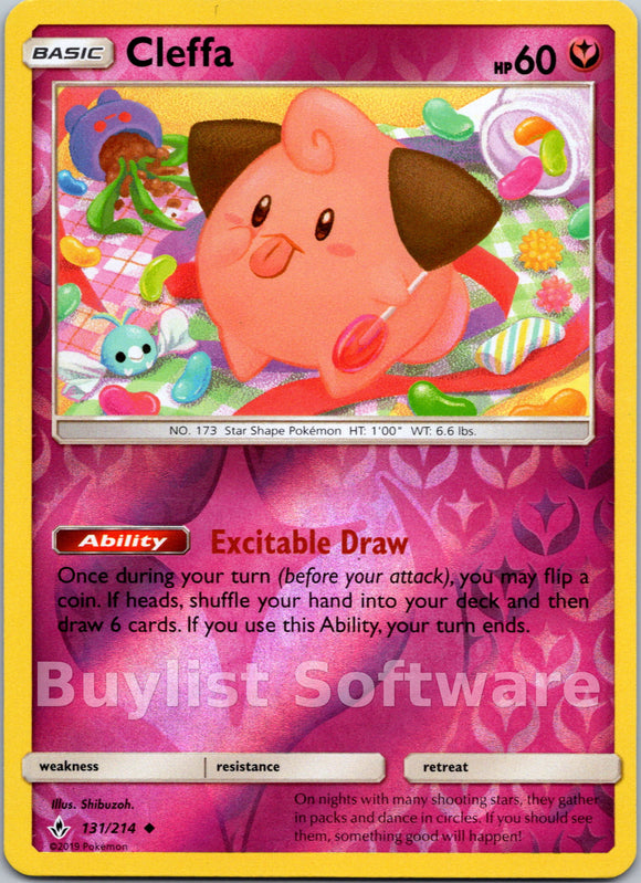 Cleffa [131/214] [Unbroken Bonds] Reverse Holofoil