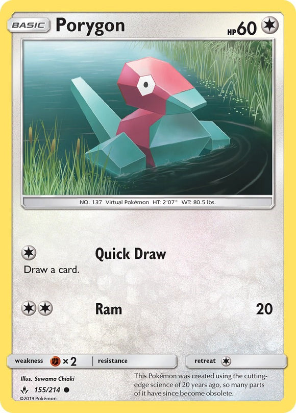 Porygon [155/214] [Unbroken Bonds] Reverse Holofoil