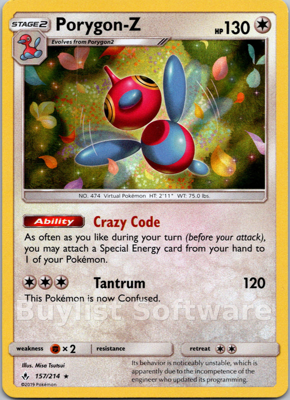 Porygon-Z [157/214] [Unbroken Bonds] Holofoil