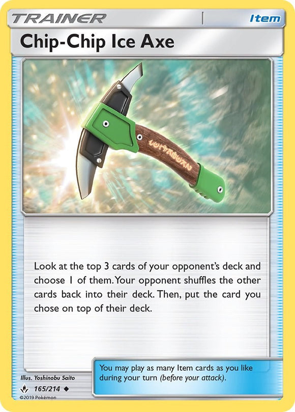 Chip-Chip Ice Axe [165/214] [Unbroken Bonds] Reverse Holofoil