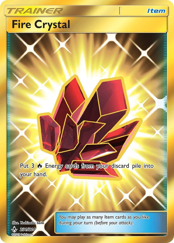 Fire Crystal [231/214] [Unbroken Bonds] Holofoil