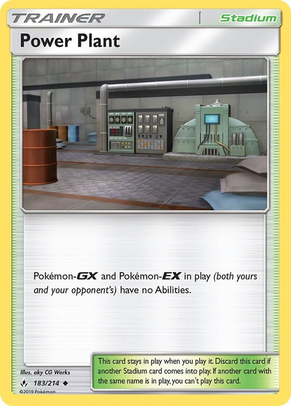 Power Plant [183/214] [Unbroken Bonds] Reverse Holofoil