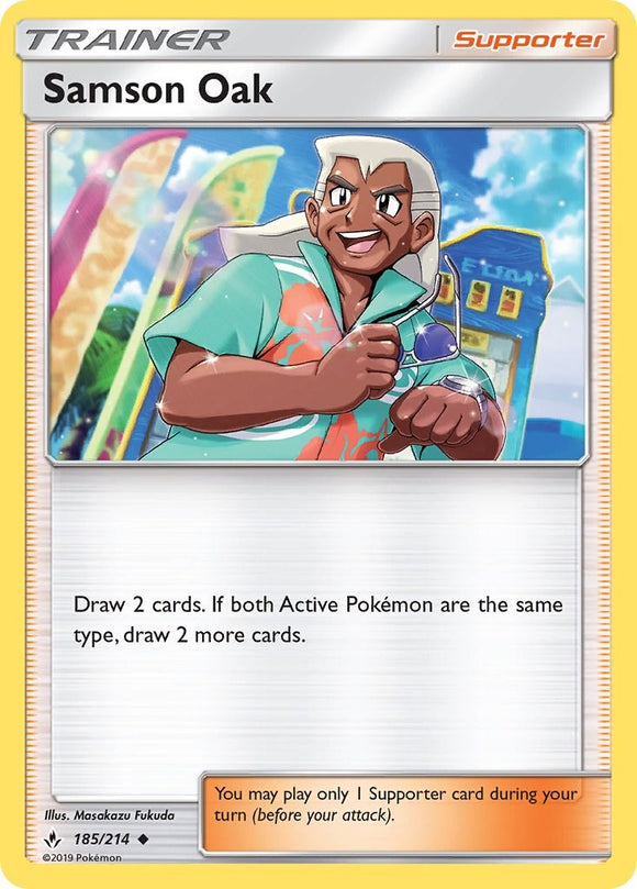 Samson Oak [185/214] [Unbroken Bonds] Reverse Holofoil
