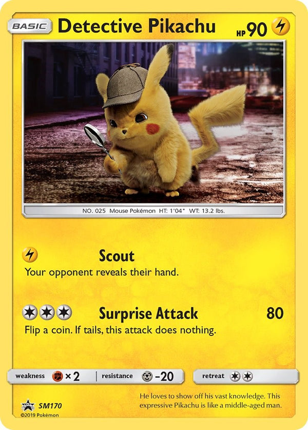 Detective Pikachu [SM170] [Sun & Moon Promos] Holofoil