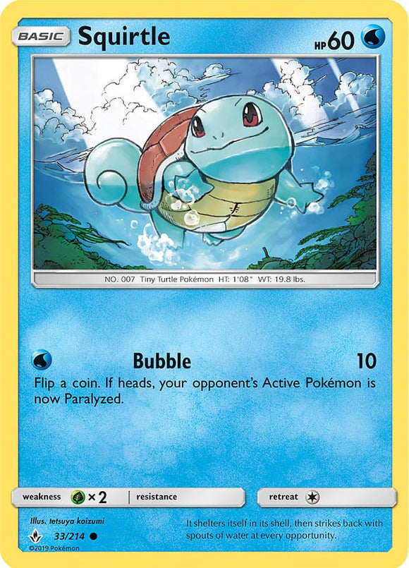 Squirtle (Premium Collection Promo) [33/214] [Unbroken Bonds] Holofoil
