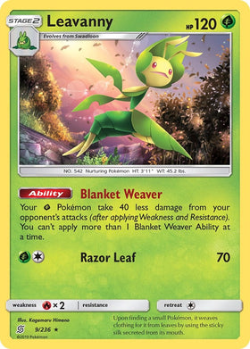 Leavanny [9/236] [Unified Minds] Reverse Holofoil