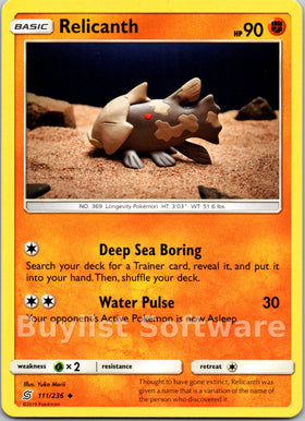 Relicanth [111/236] [Unified Minds]