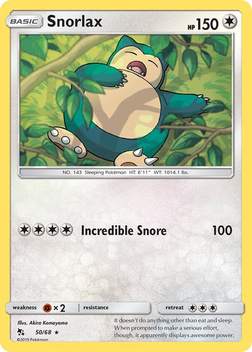 Snorlax [50/68] [Hidden Fates]