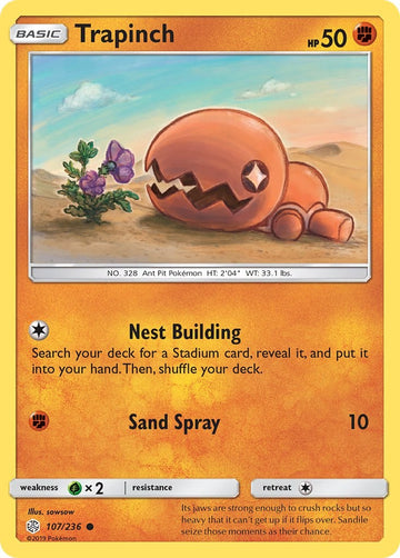 Trapinch [107/236] [Cosmic Eclipse] Reverse Holofoil