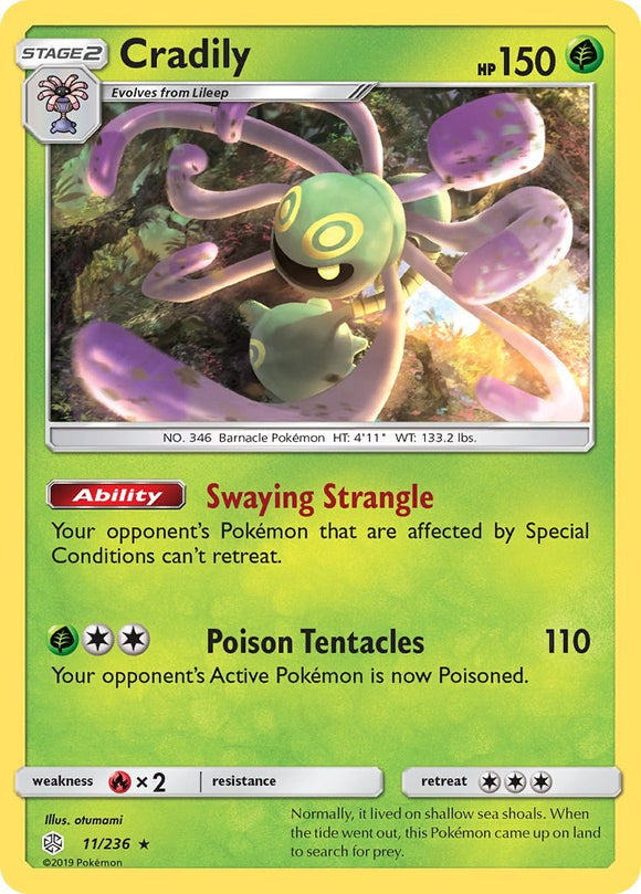 Cradily [11/236] [Cosmic Eclipse] Reverse Holofoil