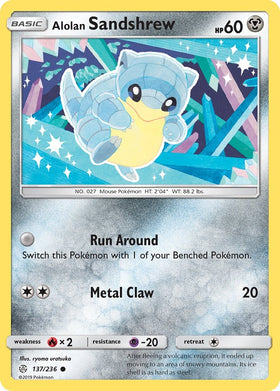 Alolan Sandshrew [137/236] [Cosmic Eclipse] Reverse Holofoil