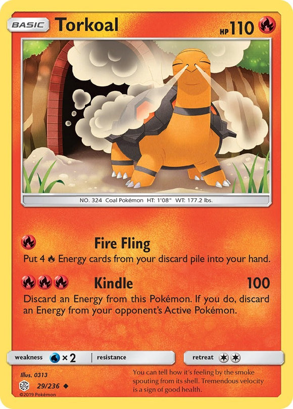 Torkoal [29/236] [Cosmic Eclipse] Reverse Holofoil