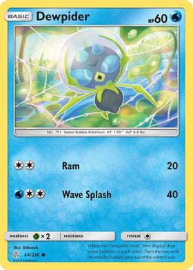 Dewpider [64/236] [Cosmic Eclipse] Reverse Holofoil