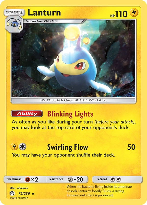 Lanturn [72/236] [Cosmic Eclipse] Reverse Holofoil