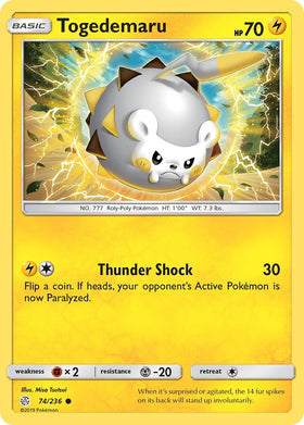 Togedemaru [74/236] [Cosmic Eclipse] Reverse Holofoil