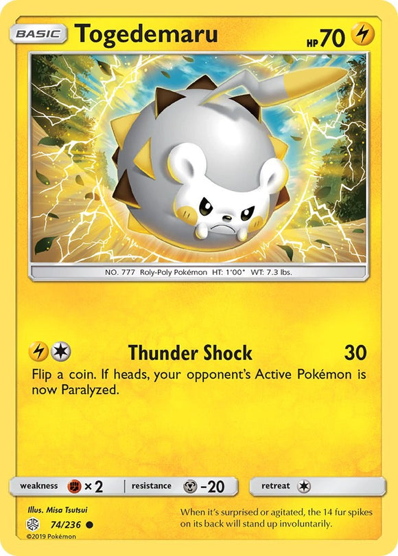 Togedemaru [74/236] [Cosmic Eclipse] Reverse Holofoil