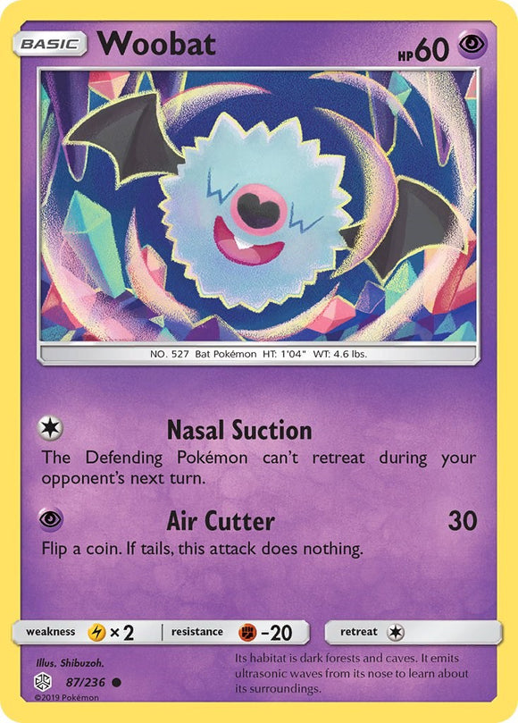 Woobat [87/236] [Cosmic Eclipse] Reverse Holofoil