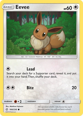 Eevee [166/236] [Cosmic Eclipse] Reverse Holofoil