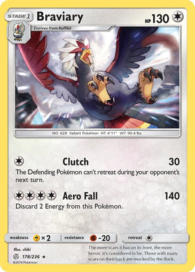 Braviary [178/236] [Cosmic Eclipse] Reverse Holofoil