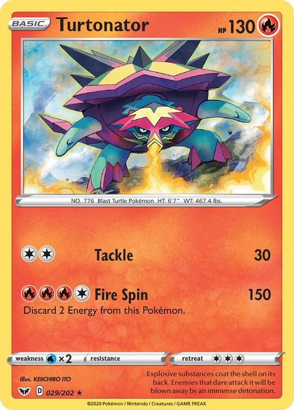 Turtonator [029/202] [Sword & Shield Base Set]