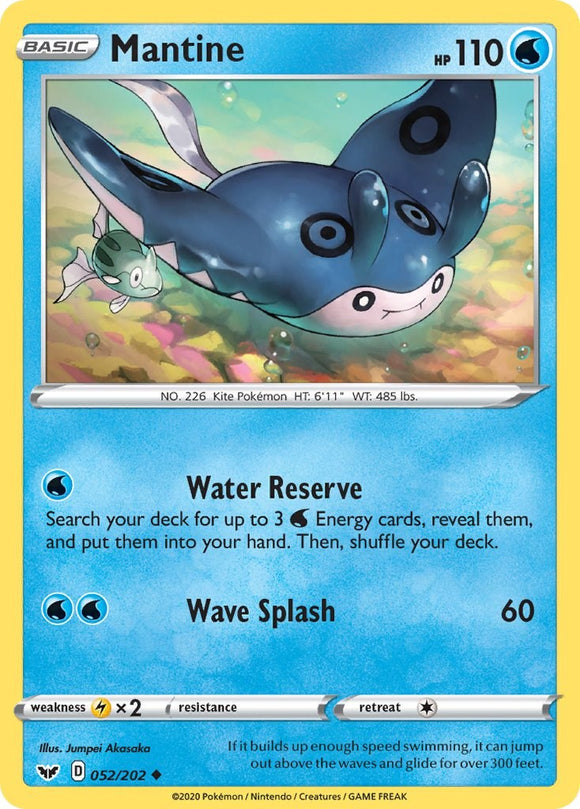 Mantine [052/202] [Sword & Shield Base Set]