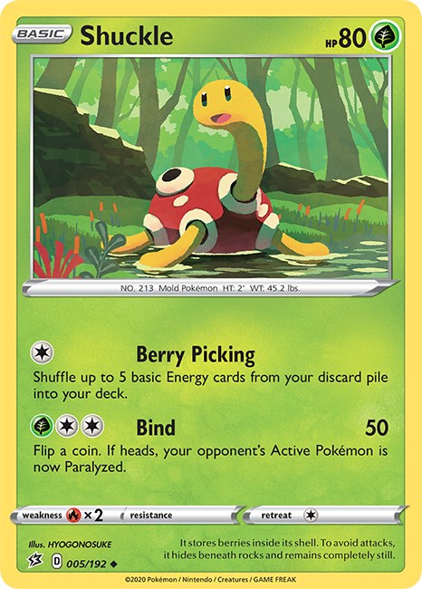 Shuckle [005/192] [Rebel Clash] Reverse Holofoil