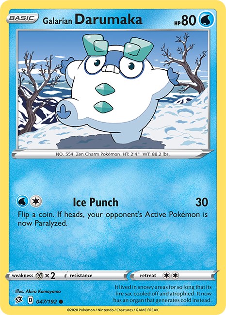 Galarian Darumaka [047/192] [Rebel Clash] Reverse Holofoil